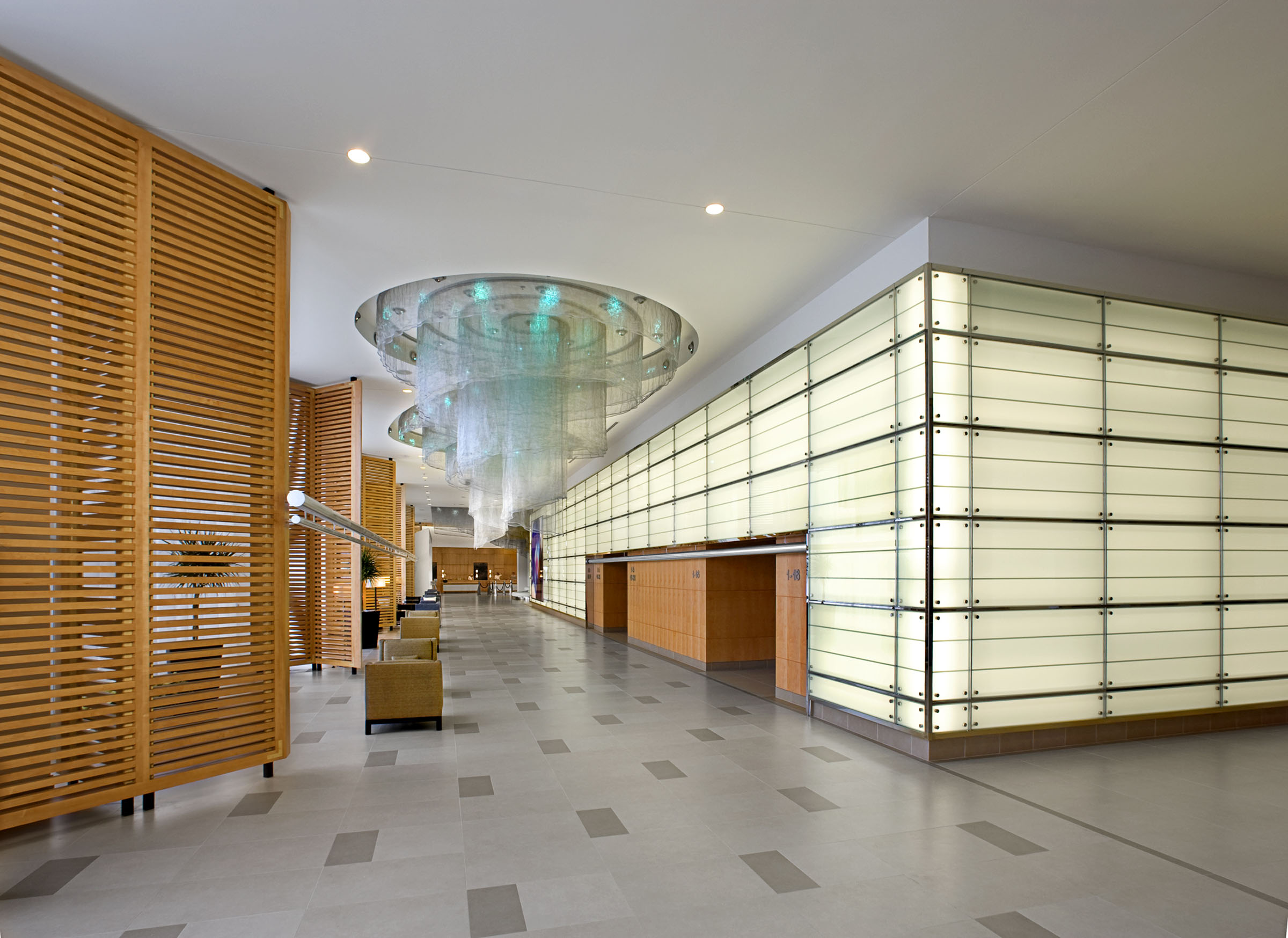 Hilton San Diego Bayfront Lobby_North Lighting Design Alliance